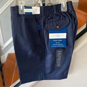 Town Craft Cotton Blue Shorts Flat Front